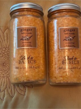 Ginger Bath Crystals - Yellow Renewing Bath Soak